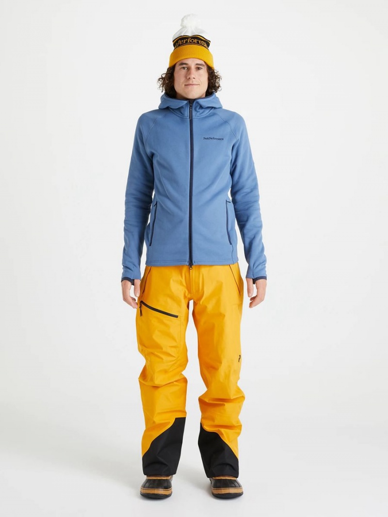 Peak Performance Vertical Gore-Tex 3L Men's Ski Pants Yellow | MMH07-836