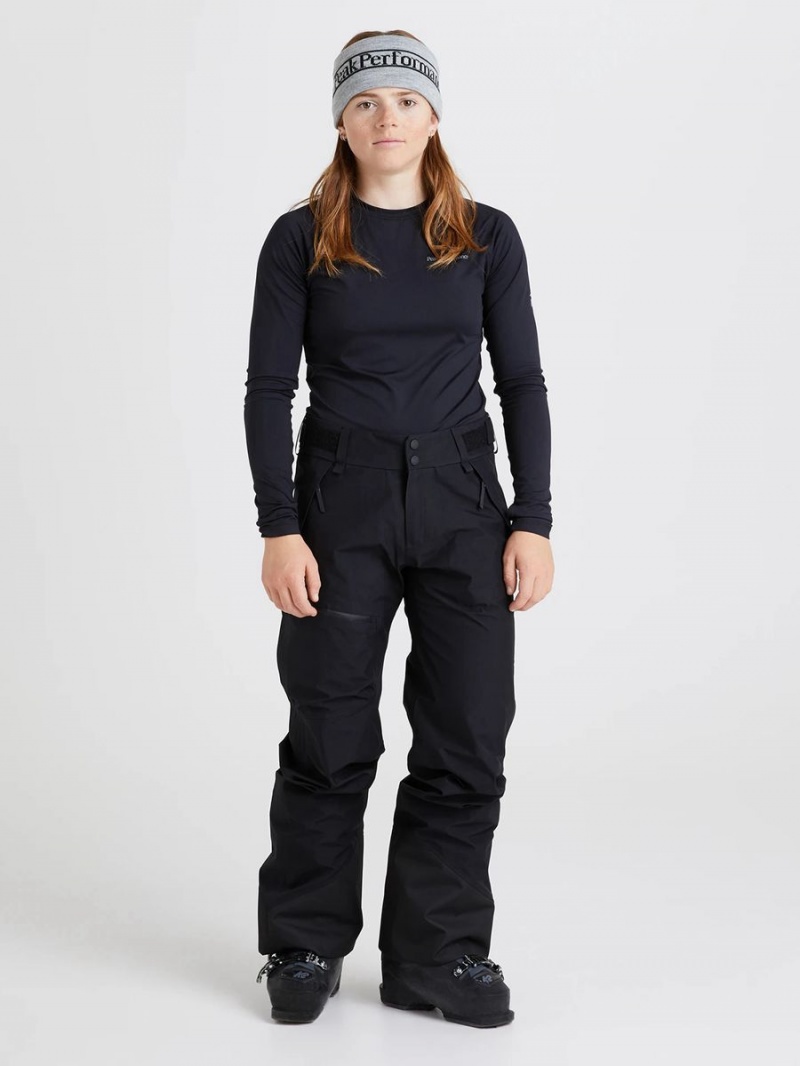 Peak Performance Vertical Gore-Tex 3L Women's Ski Pants Black | MAL48-093