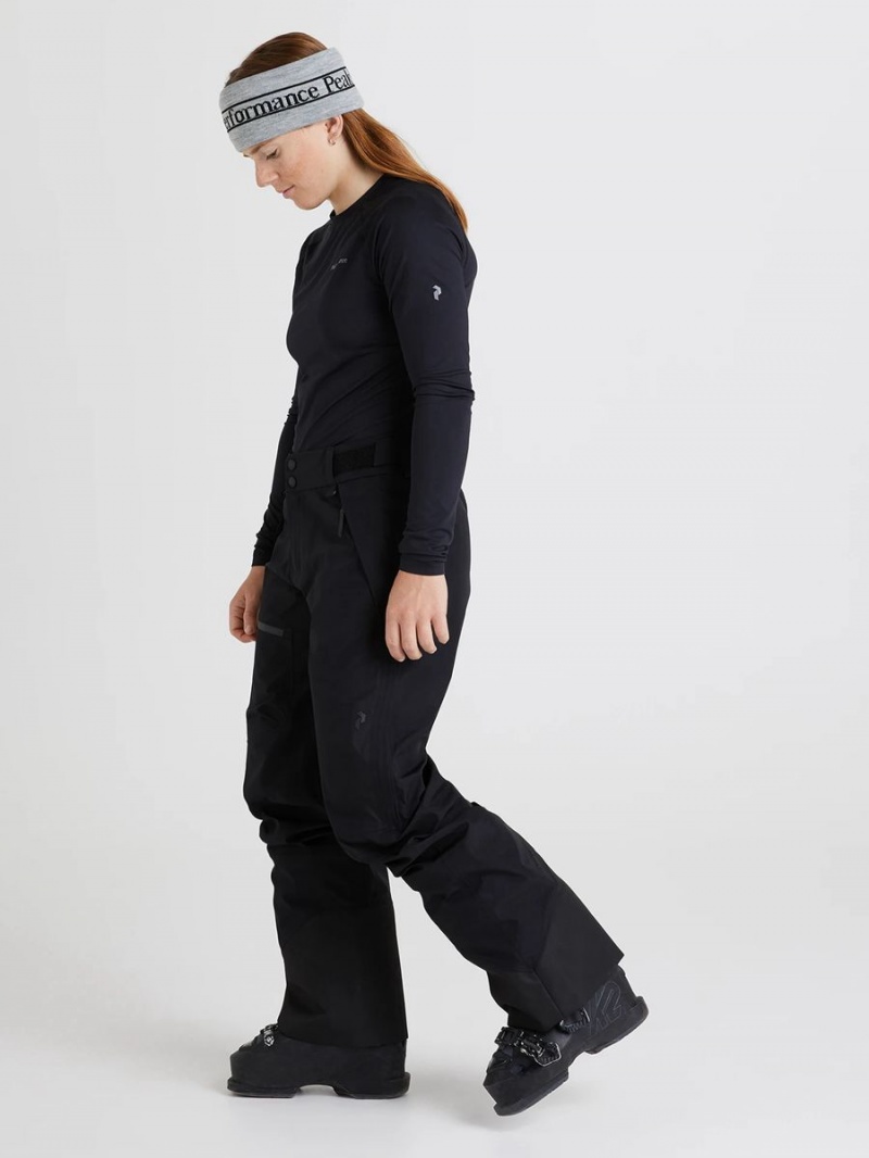 Peak Performance Vertical Gore-Tex 3L Women's Ski Pants Black | MAL48-093