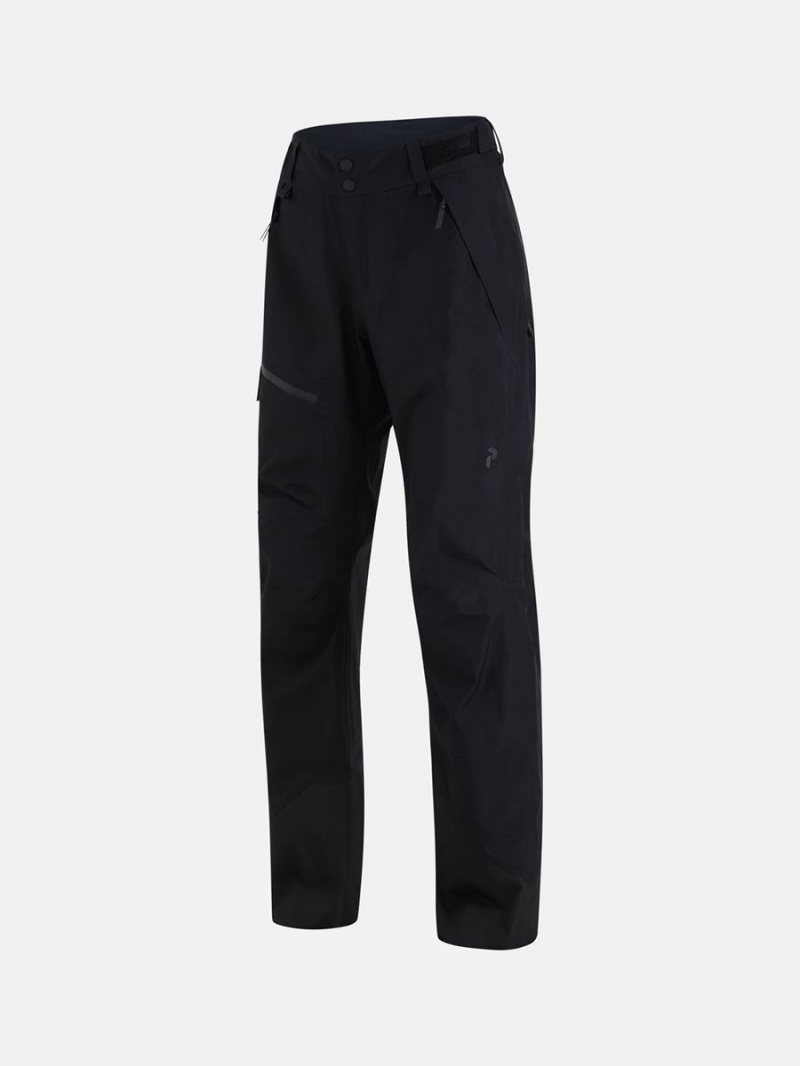 Peak Performance Vertical Gore-Tex 3L Women's Ski Pants Black | MAL48-093