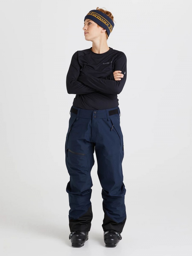 Peak Performance Vertical Gore-Tex 3L Women's Ski Pants Navy | MPW21-272