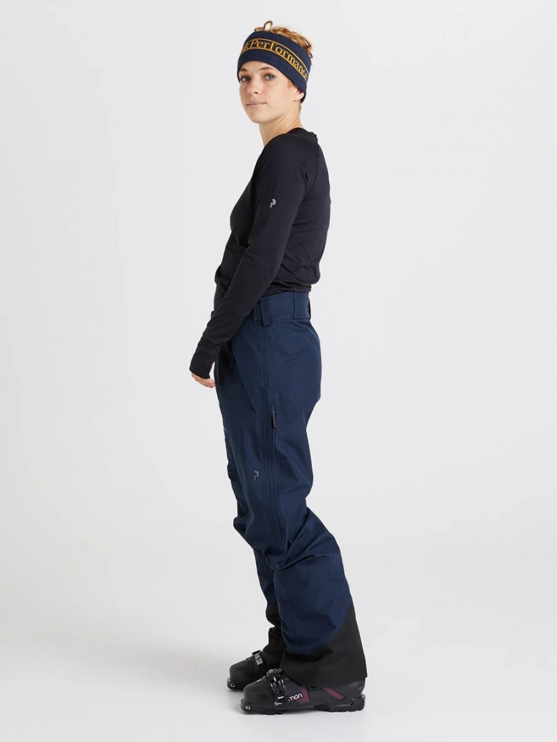 Peak Performance Vertical Gore-Tex 3L Women's Ski Pants Navy | MPW21-272