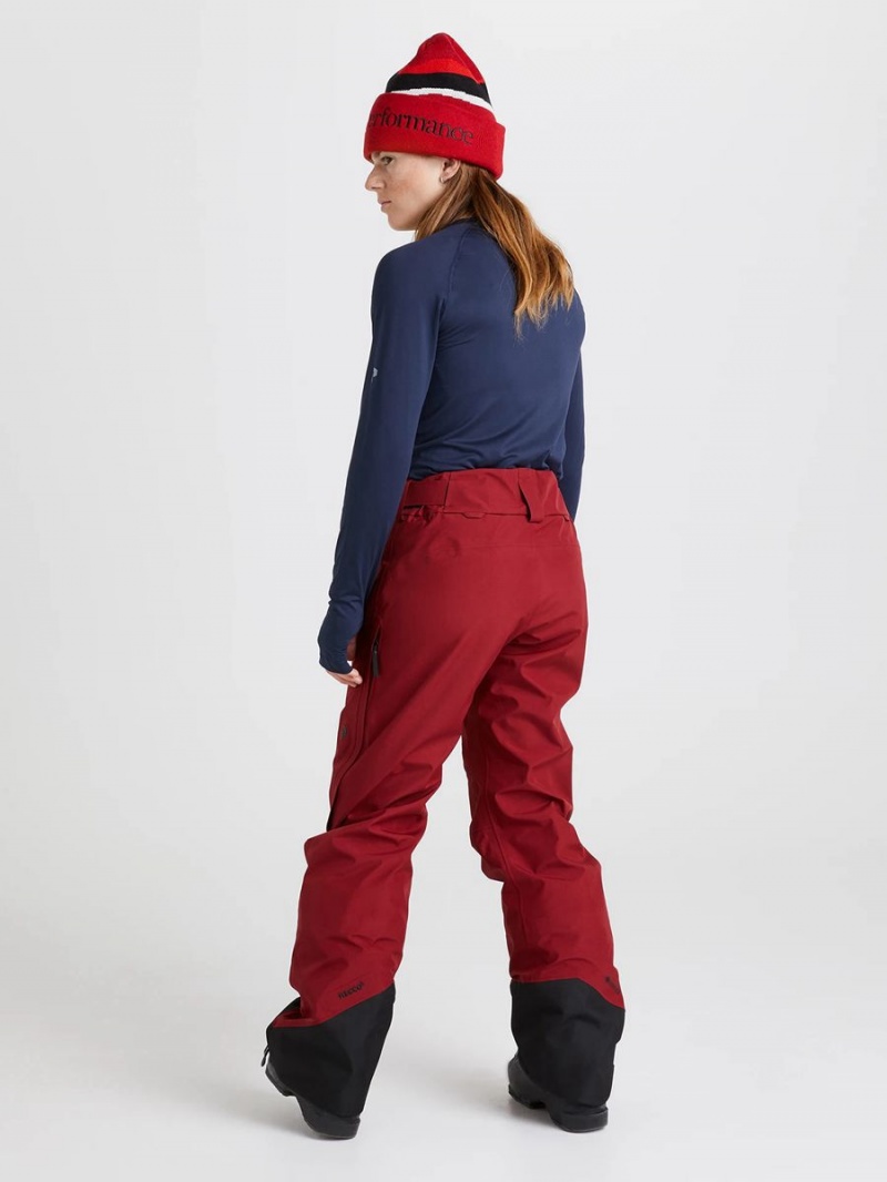 Peak Performance Vertical Gore-Tex 3L Women's Ski Pants Red | CGI87-519