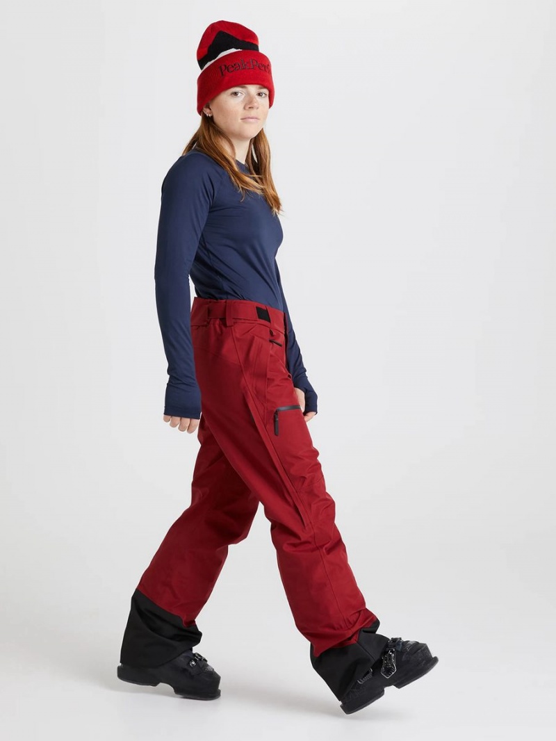 Peak Performance Vertical Gore-Tex 3L Women's Ski Pants Red | CGI87-519