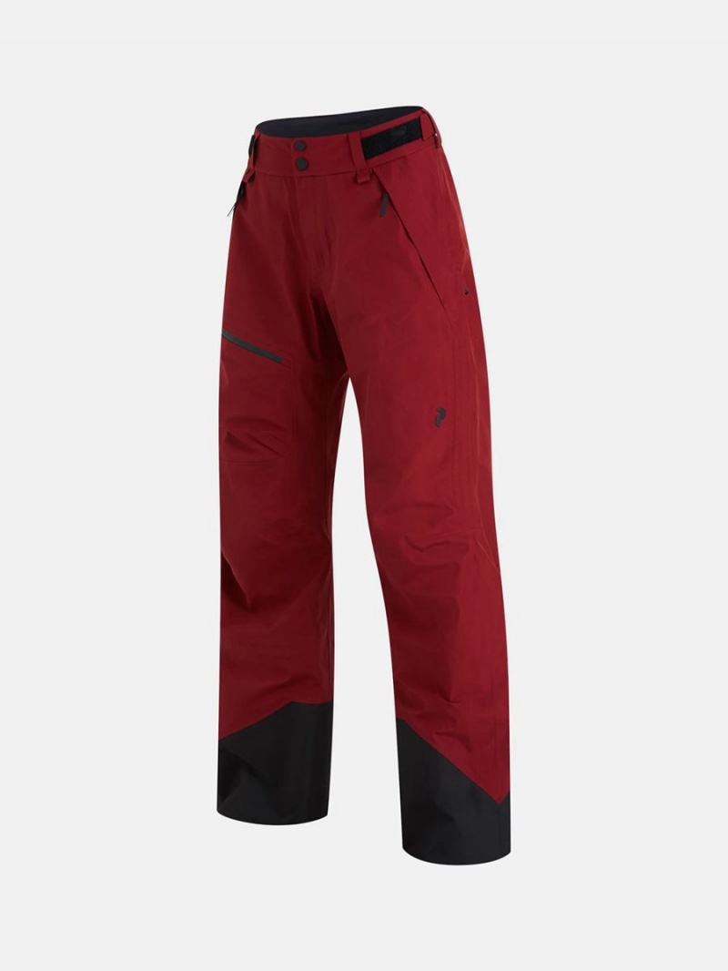 Peak Performance Vertical Gore-Tex 3L Women's Ski Pants Red | CGI87-519