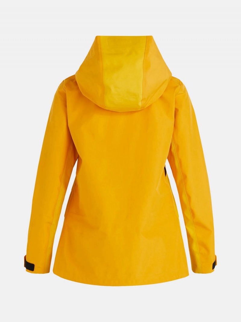 Peak Performance Vertical Gore-Tex 3L Women's Ski Jacket Gold / Yellow | BEX75-841