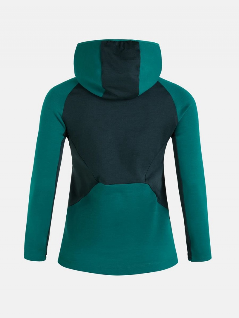 Peak Performance Vertical Mid Hood Women's Jacket Green / Green | YGD97-598