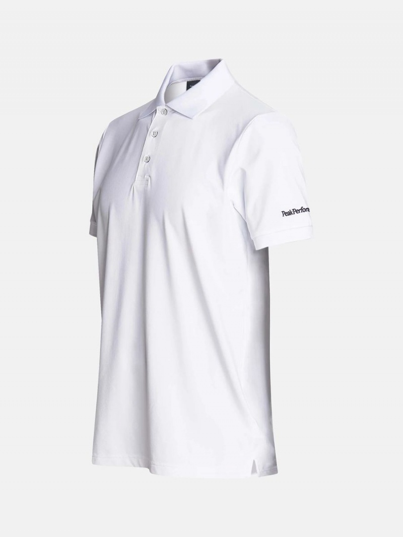 Peak Performance Vespar Men's Polo Shirt White | MKP67-449