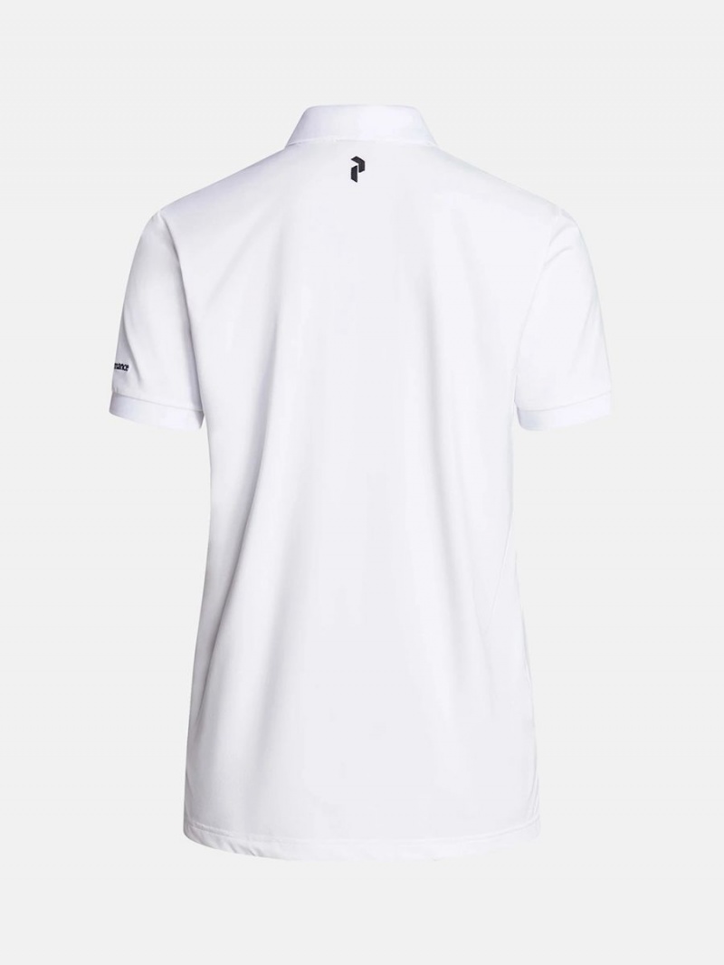 Peak Performance Vespar Men's Polo Shirt White | MKP67-449