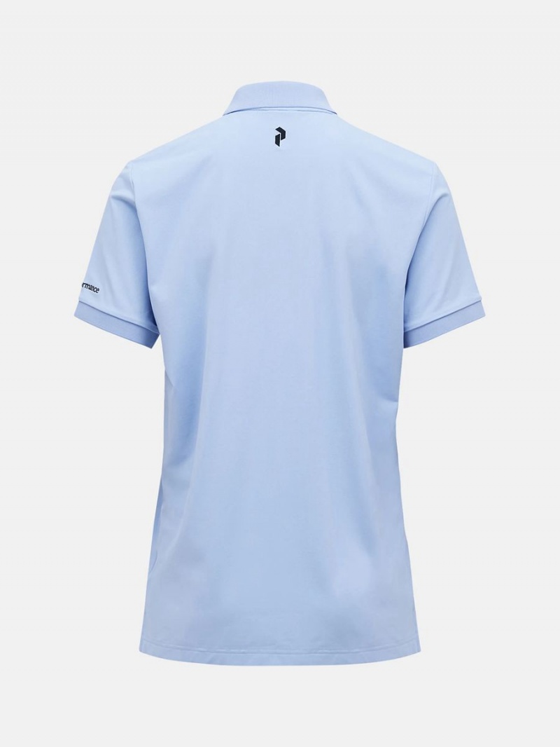 Peak Performance Vespar Men's Polo Shirt Blue | BSK50-546