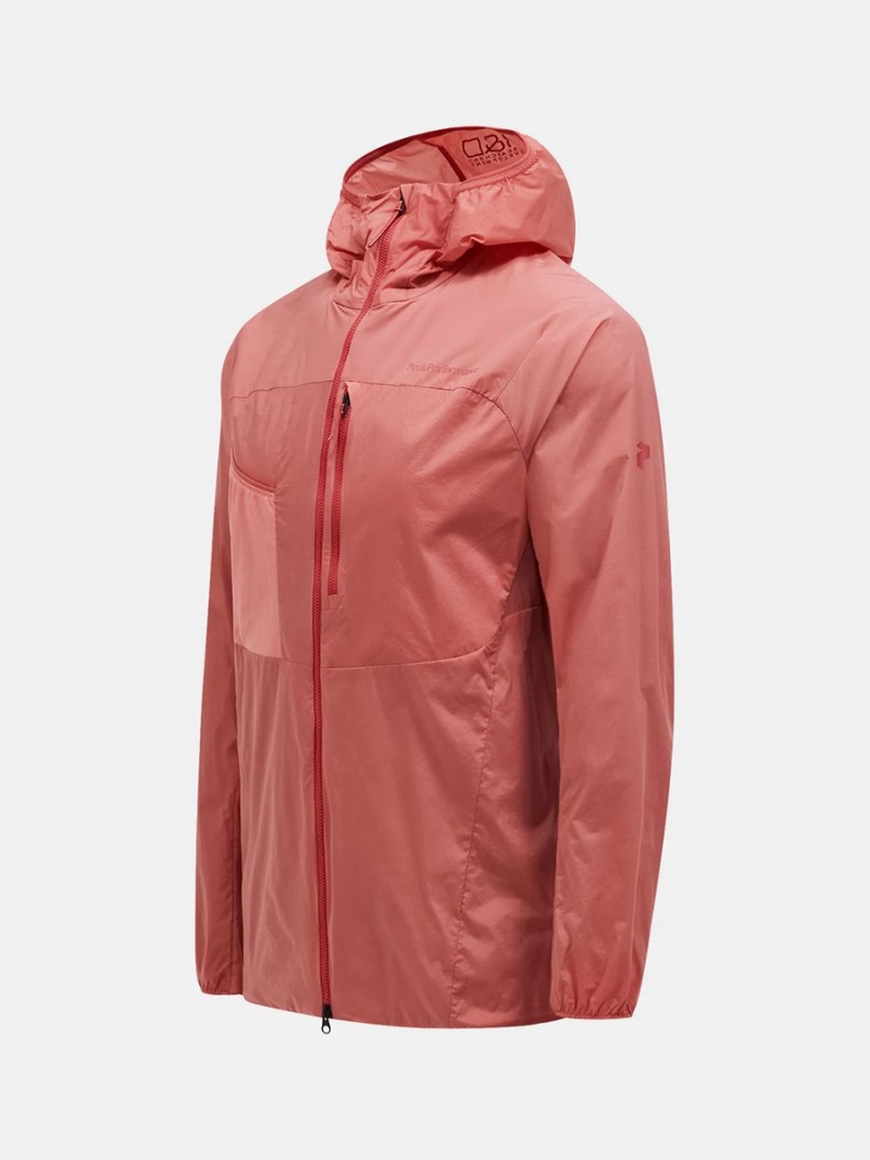 Peak Performance Vislight Alpha Men's Ski Jacket Pink | MDH48-874