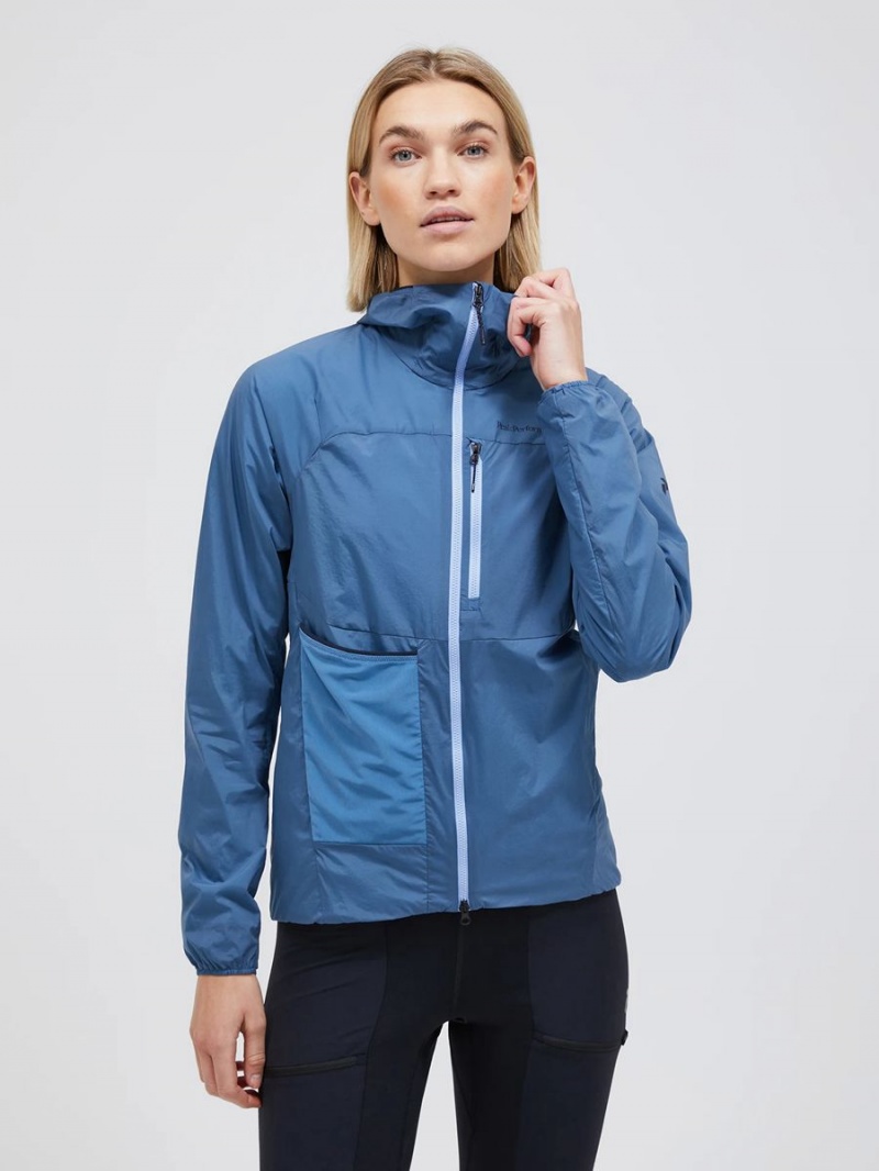 Peak Performance Vislight Alpha Women's Ski Jacket Blue | ZXM43-467