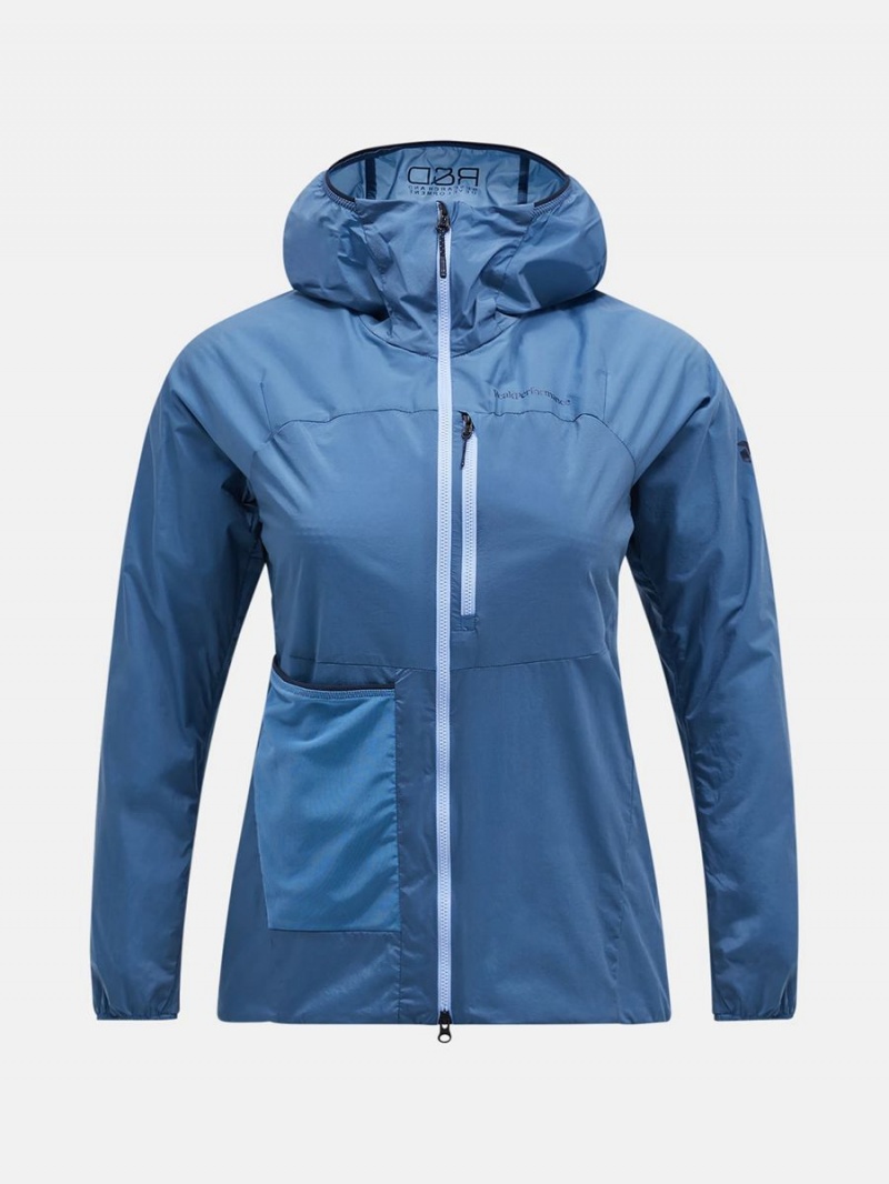 Peak Performance Vislight Alpha Women\'s Ski Jacket Blue | ZXM43-467