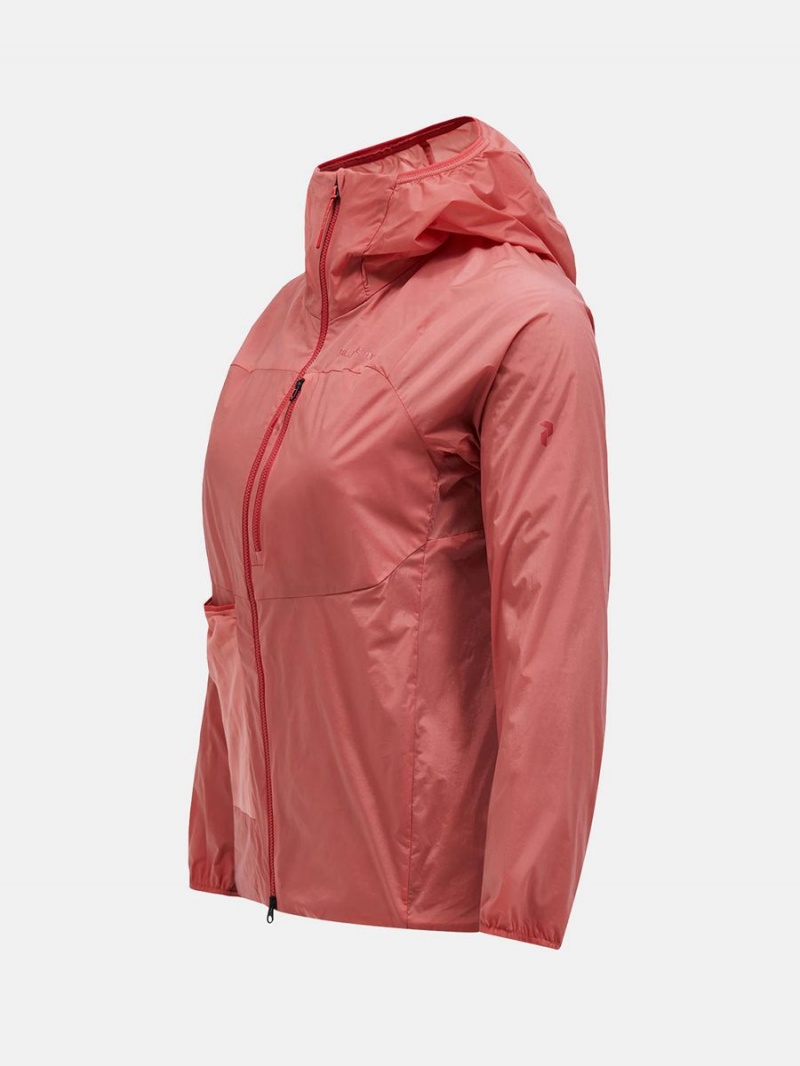 Peak Performance Vislight Alpha Women's Ski Jacket Pink | SAY03-916