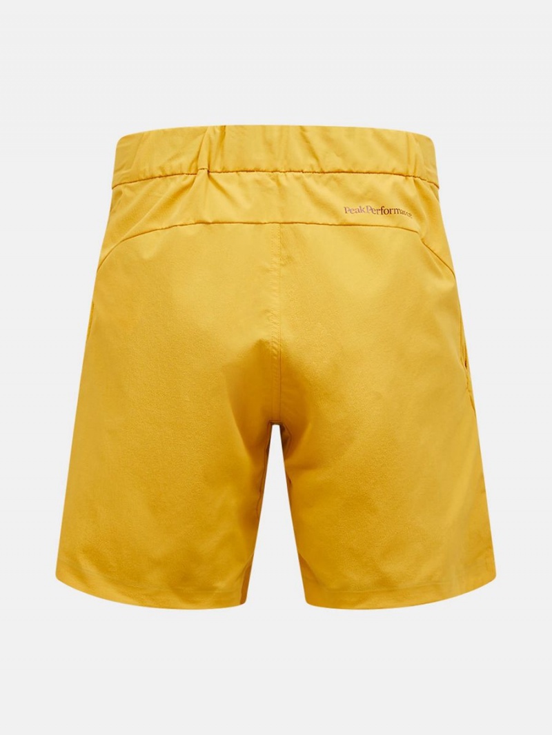 Peak Performance Vislight Light Men's Shorts Yellow | WKQ51-790