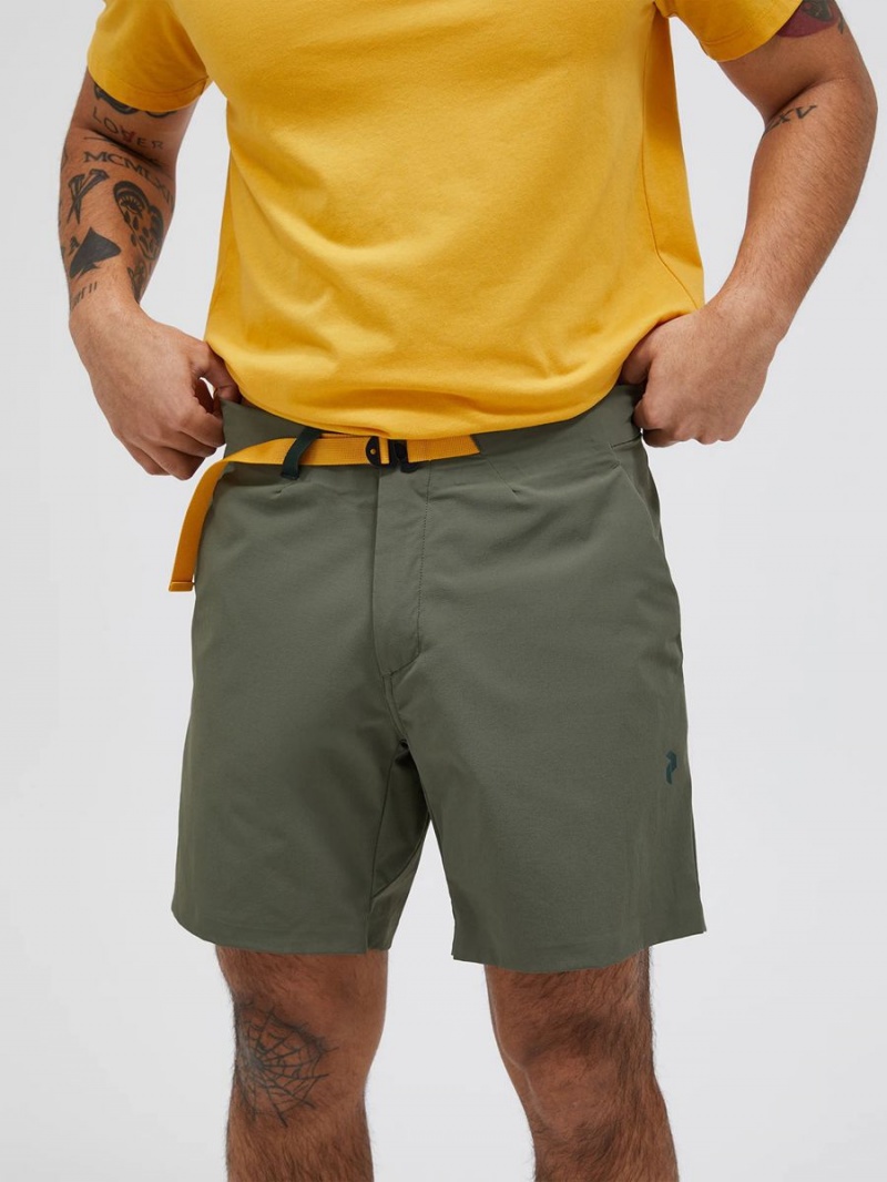 Peak Performance Vislight Light Men's Shorts Green | PDO35-888