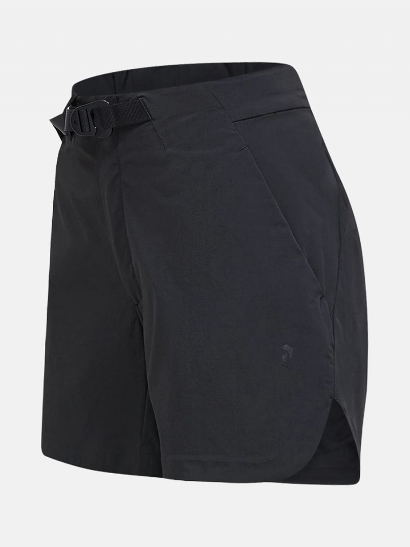 Peak Performance Vislight Light Women's Shorts Black | HTC48-505