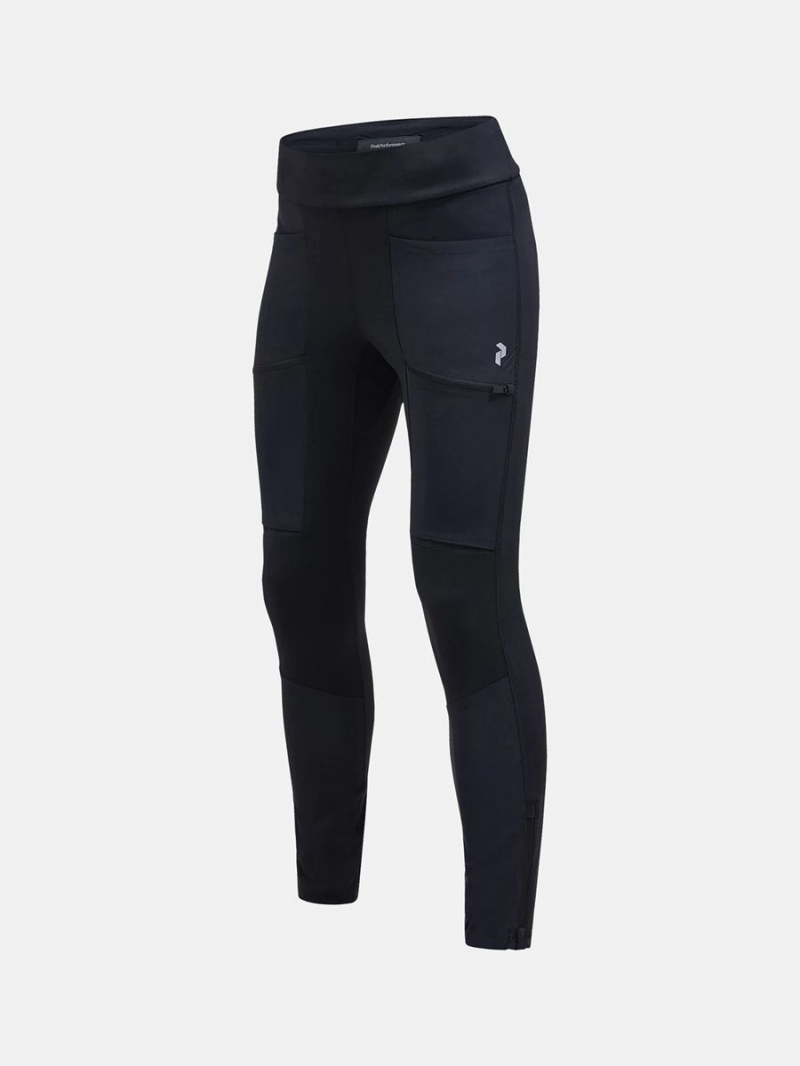 Peak Performance Vislight Track Women's Leggings Black | DHJ11-476