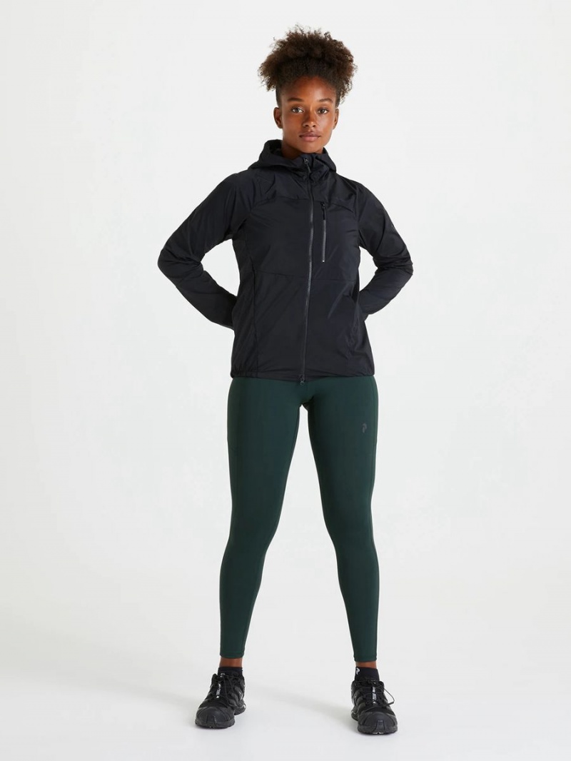 Peak Performance Vislight Women's Wind Jacket Black | CBB11-146