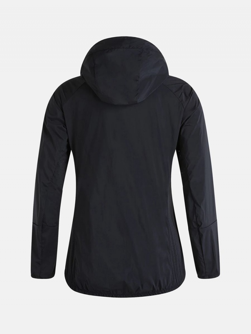 Peak Performance Vislight Women's Wind Jacket Black | CBB11-146