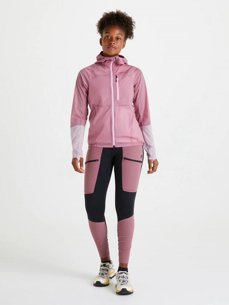 Peak Performance Vislight Women's Wind Jacket Pink / Pink | EQR08-702