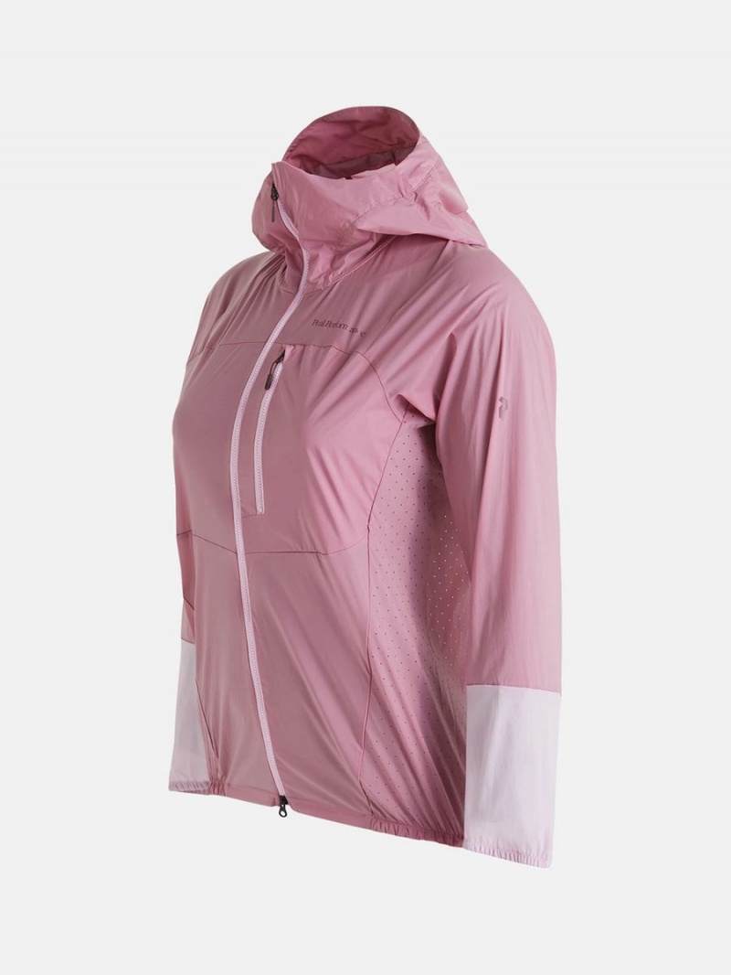 Peak Performance Vislight Women's Wind Jacket Pink / Pink | EQR08-702