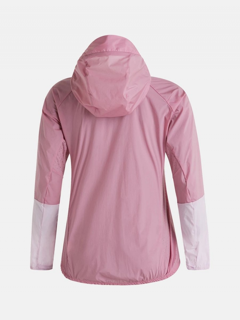 Peak Performance Vislight Women's Wind Jacket Pink / Pink | EQR08-702