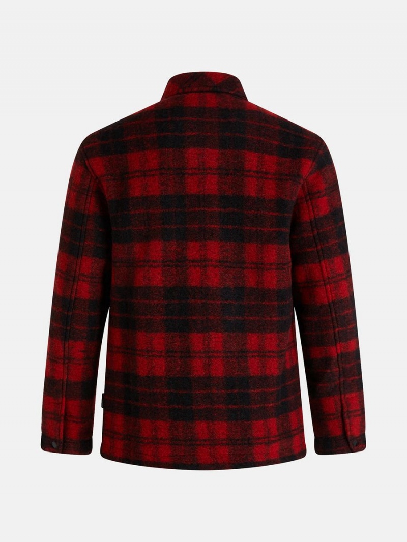 Peak Performance Wool Men's Shirt Red | MZG11-050